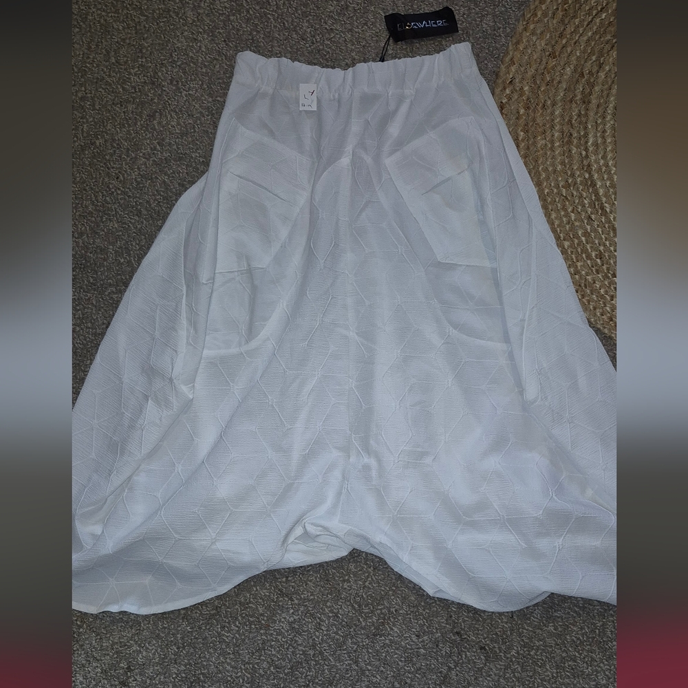 Slane Trousers Sz.L White  NWT